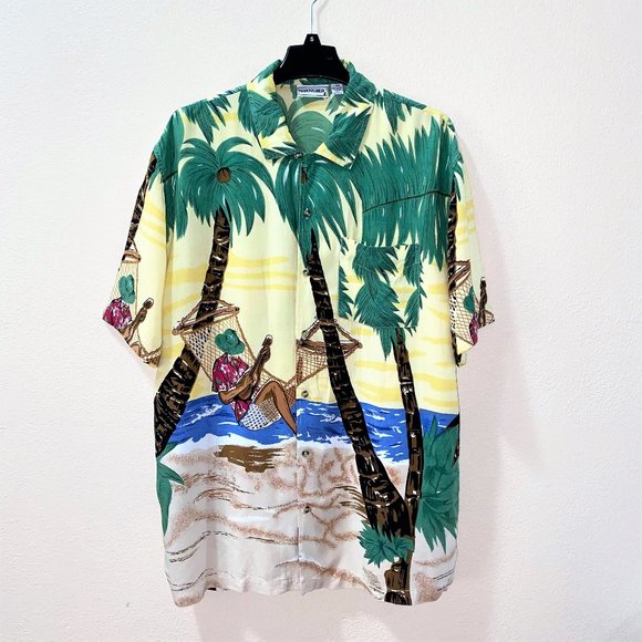 Quenched Other - Quenched Men's Hawaiian Tropical Shirt Large